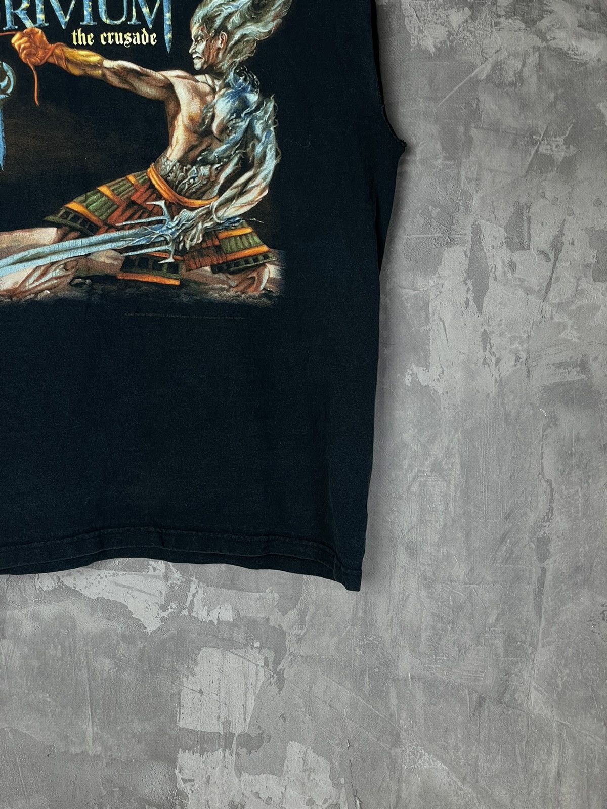 Band Tees × Vintage Vintage 1999s TRIVIUM Faded Band T Shirt Tee Size US M / EU 48-50 / 2 - 6 Thumbnail