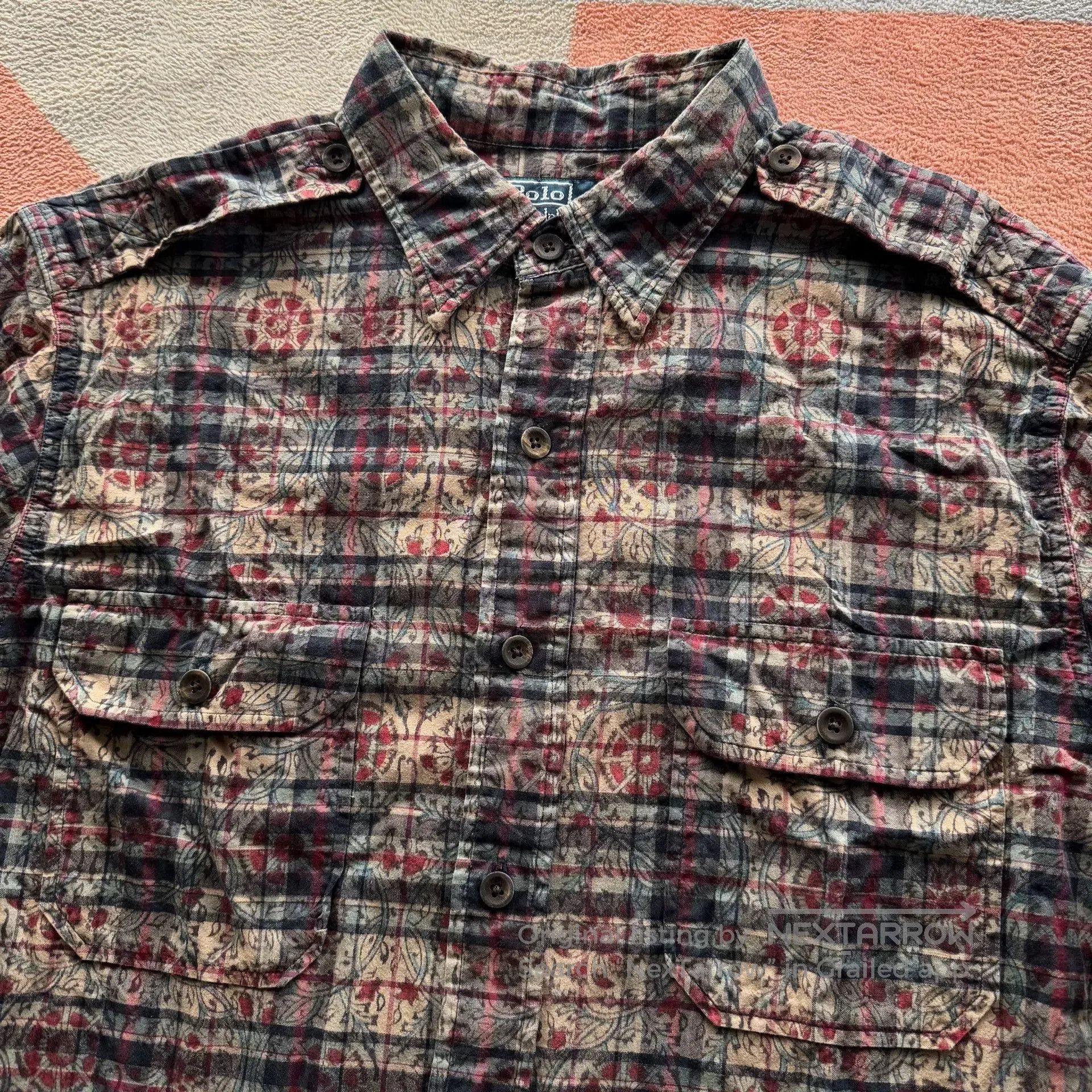 Polo Ralph Lauren Ralph Lauren Plaid Print Shirt. Size US L / EU 52-54 / 3 - 2 Thumbnail