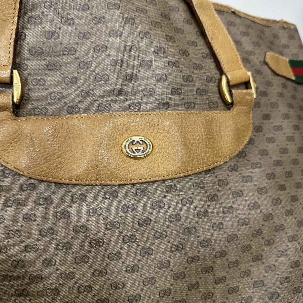 Gucci VINTAGE GUCCI WEB GG SUPREME TOTE BAG 35 Size ONE SIZE - 12 Thumbnail