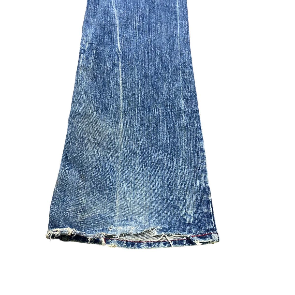 Japanese Brand Ozz-First Pinball Mudwash Denim Flare Jeans Size US 33 - 18 Thumbnail