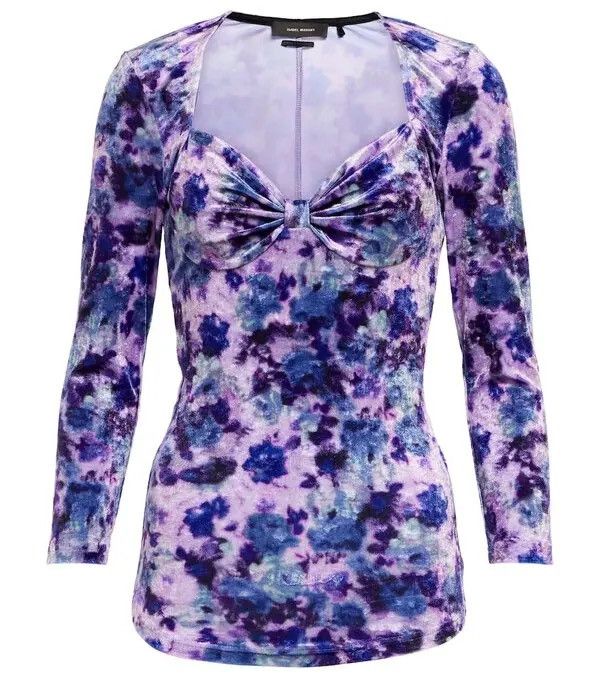 Isabel Marant Isabel Marant Gubaia velvet runway top Size XS / US 0-2 / IT 36-38 - 2 Thumbnail