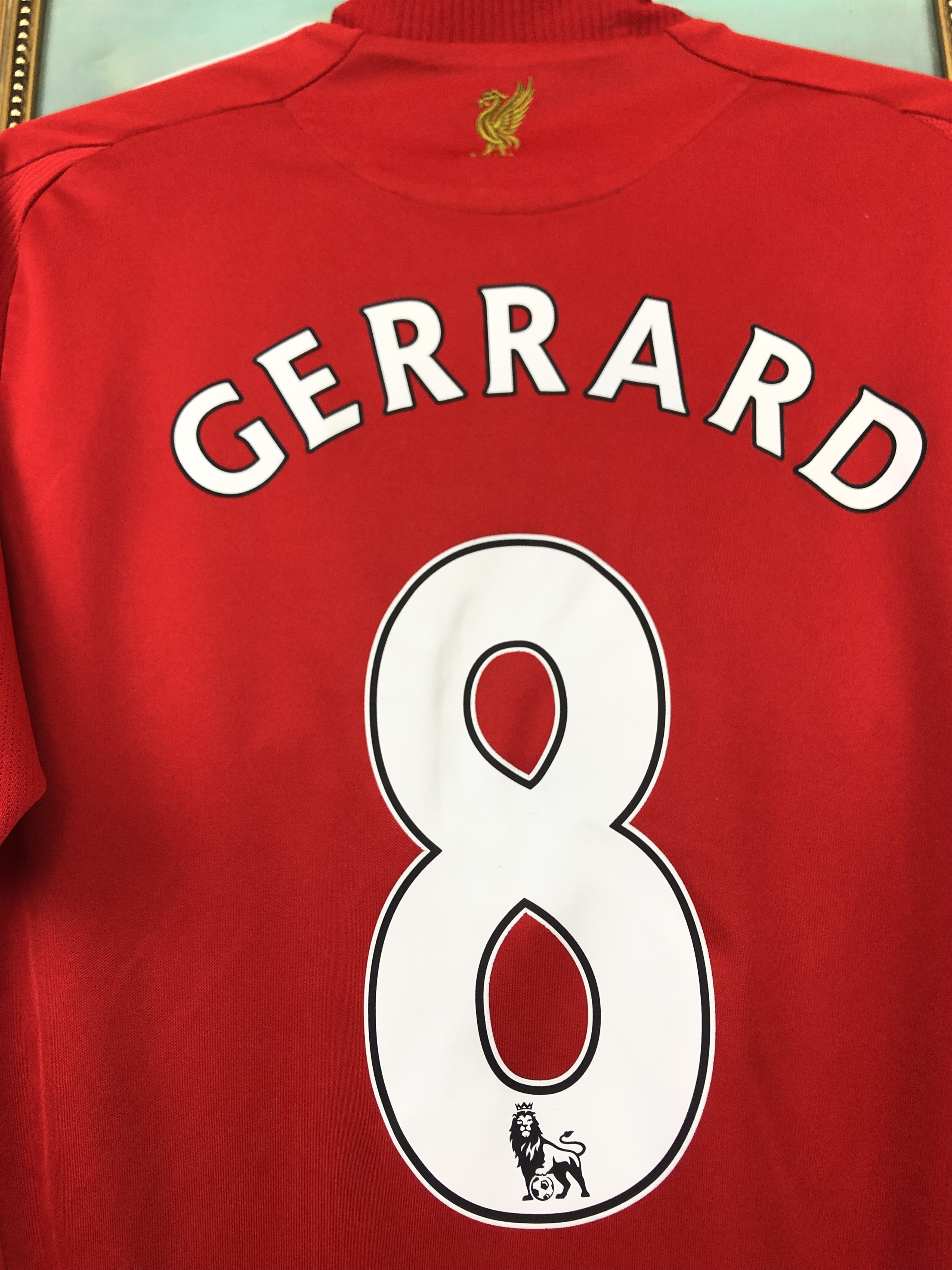 Vintage Liverpool football shirt 2008 Soccer #8 Gerrard Jersey Rare Size US M / EU 48-50 / 2 - 16 Thumbnail