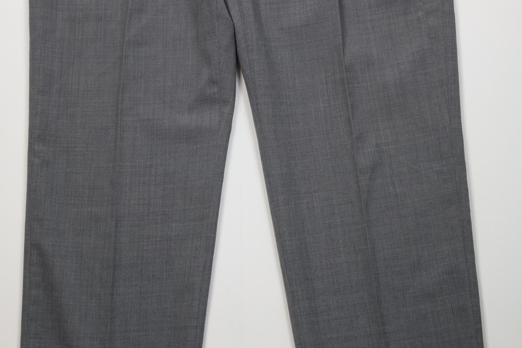 Vintage Vintage 70s Streetwear Chambray Wide Leg Chino Pants Gray Size US 38 / EU 54 - 3 Thumbnail