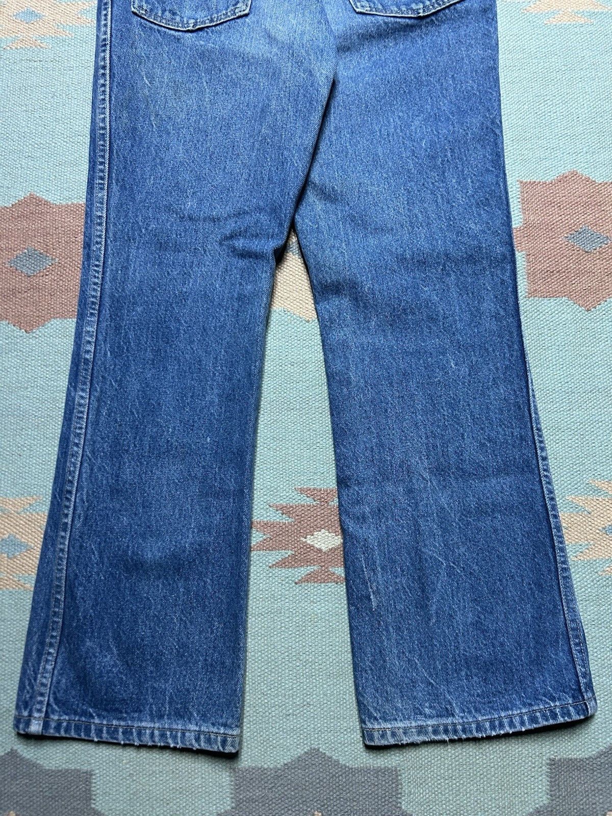 Vintage Vtg 80s rustler jeans faded bootcut cowboy western USA 30x29 Size US 30 / EU 46 - 8 Thumbnail