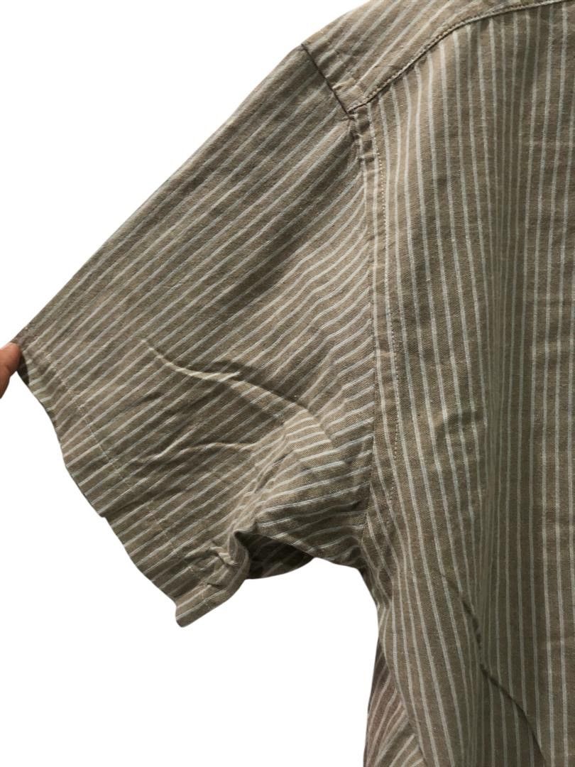 Issey Miyake Vintage IM product stripes Buttons ups shirt Size US L / EU 52-54 / 3 - 5 Thumbnail
