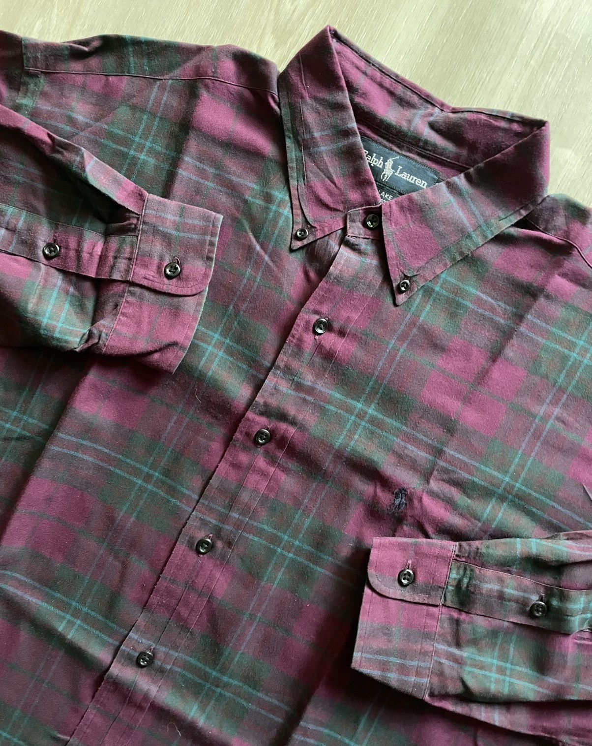Polo Ralph Lauren Vtg Polo Ralph Lauren Plaid Blake sz XL Size US XL / EU 56 / 4 - 1 Thumbnail