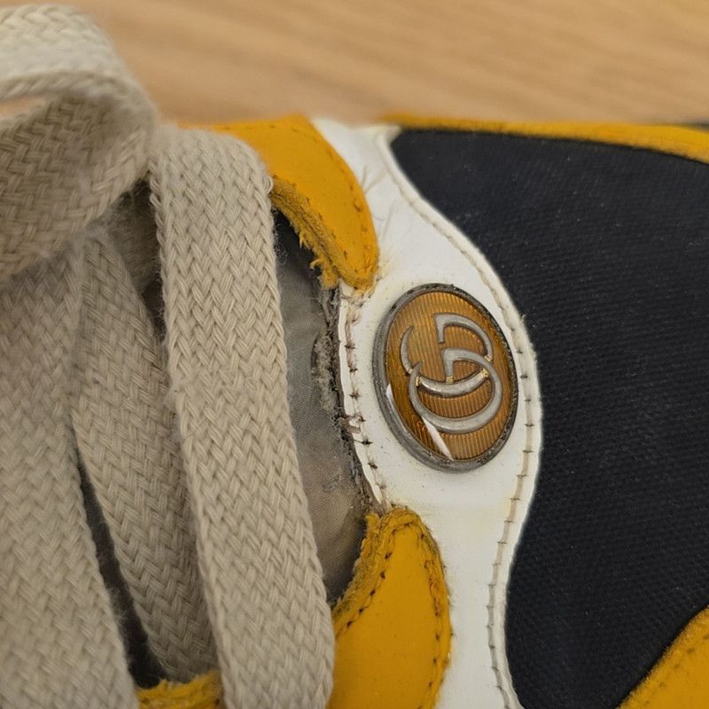Gucci Gucci Screener Suede Sneakers in Yellow - Size US 7.5 / EU 40-41 - 7 Thumbnail
