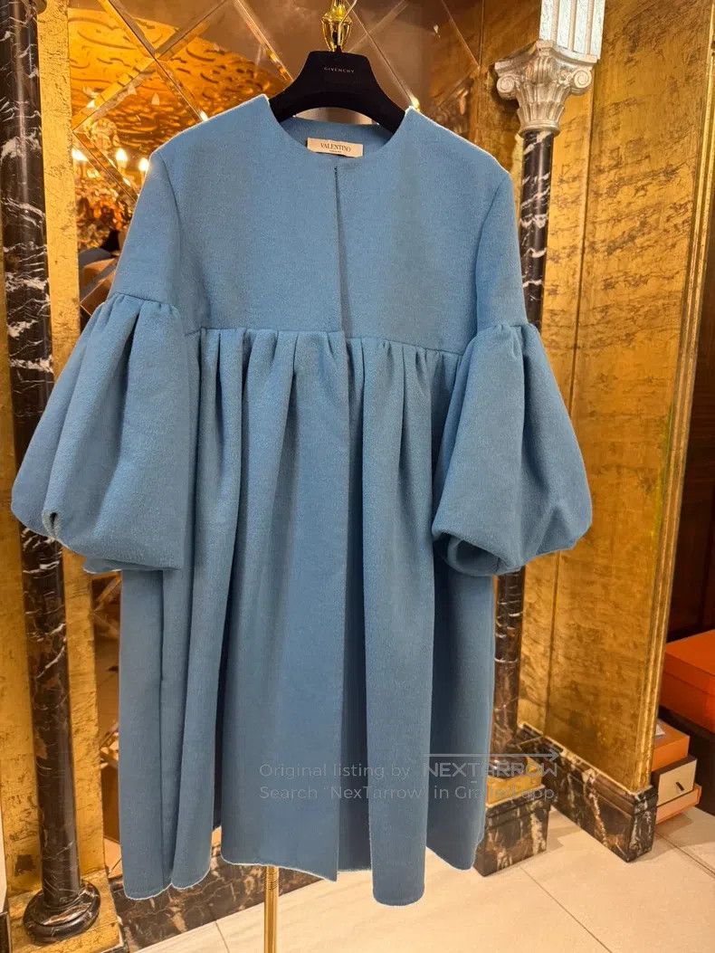 Valentino Valentino Doll model voluminous puff sleeve wool coat coat Size M / US 6-8 / IT 42-44 - 6 Thumbnail