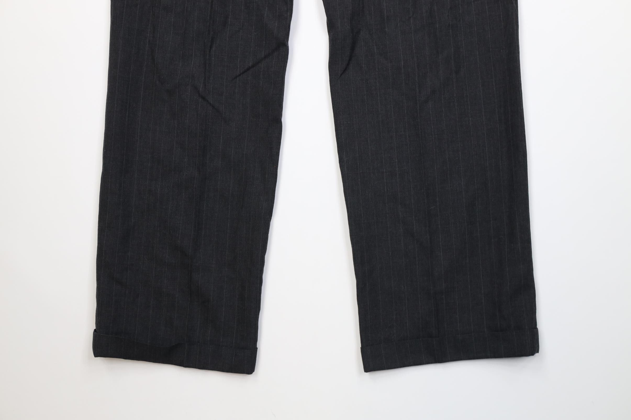 Vintage Vintage 70s Streetwear Pinstriped Wide Leg Chino Pants USA Size US 36 / EU 52 - 11 Thumbnail
