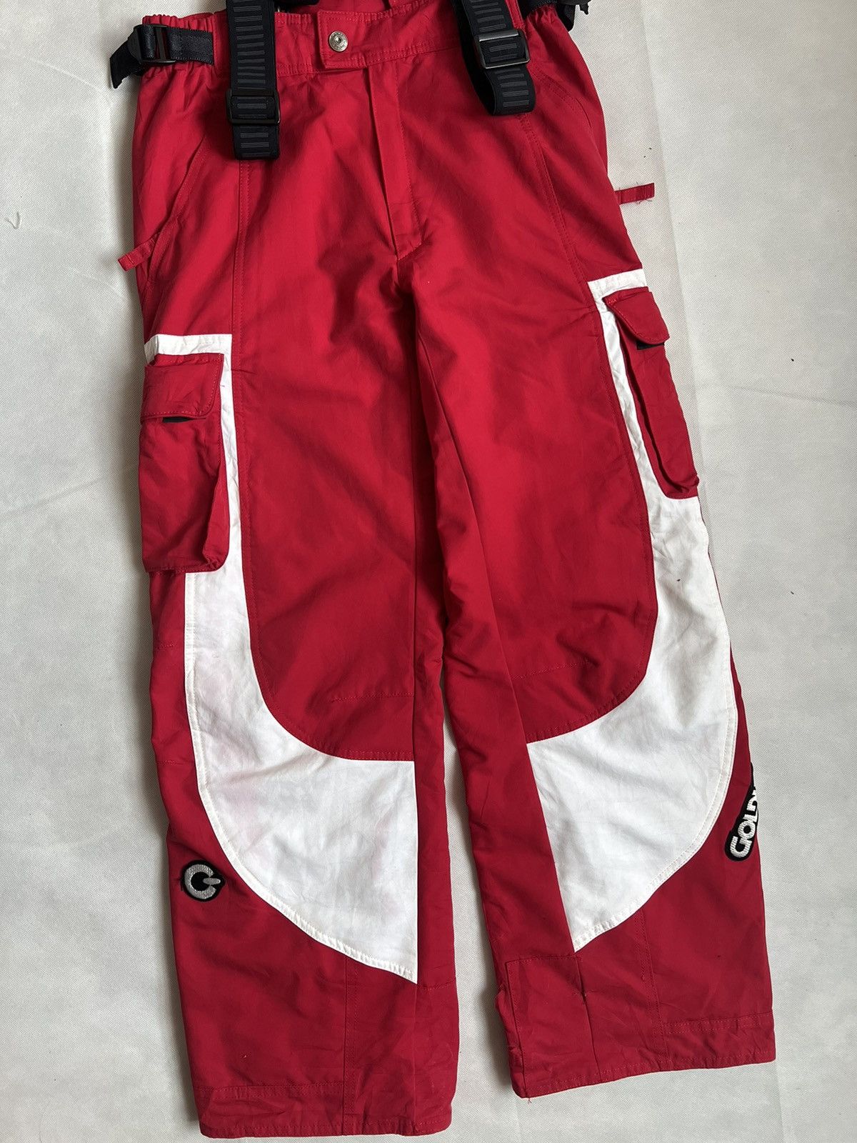 Goldwin Vintage 90's Goldwin Ski Jumpsuit Overall Size US 32 / EU 48 - 11 Thumbnail