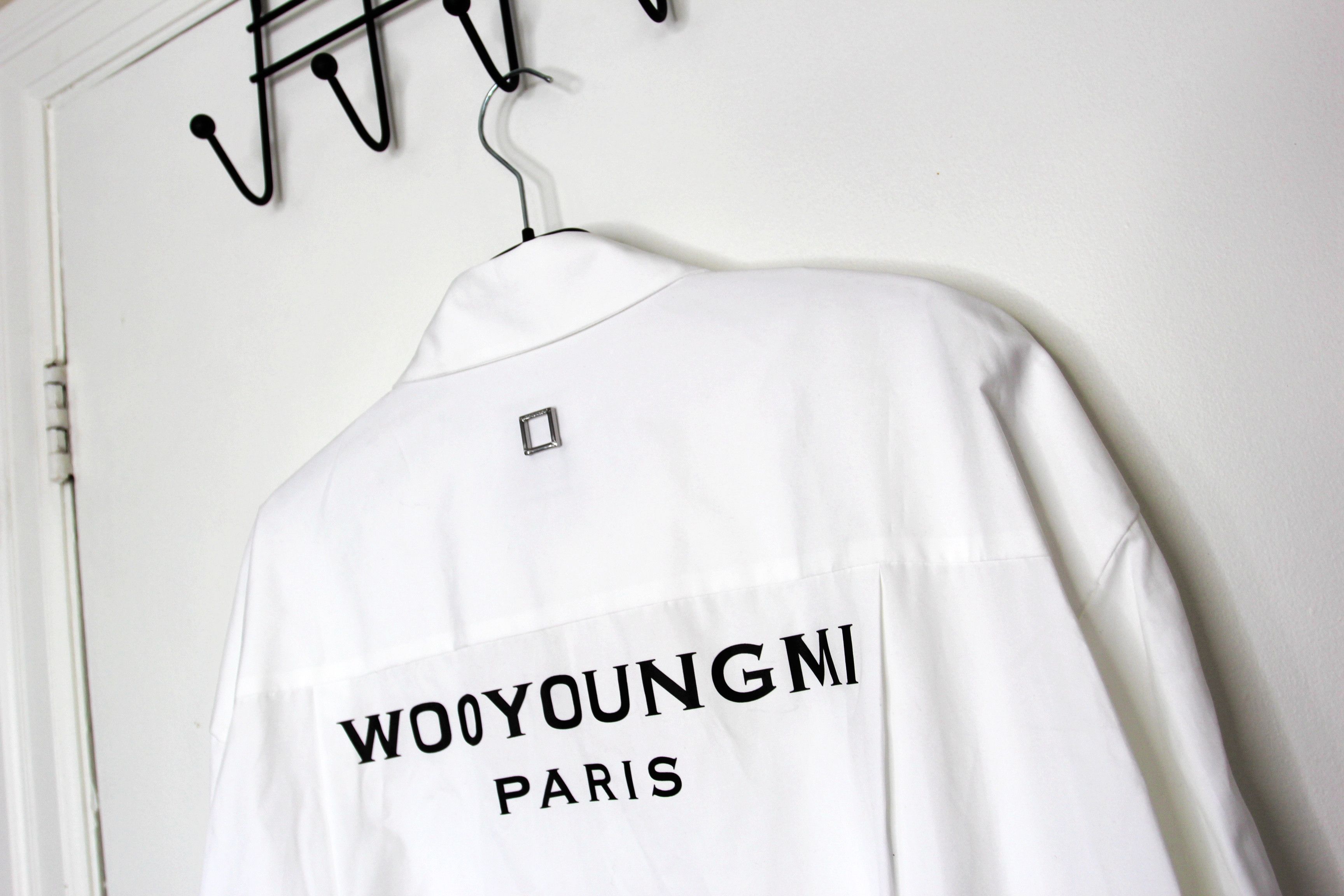 Wooyoungmi BNWT AW24 WOOYOUNGMI POPLIN BACK LOGO SHIRT 50 Size US M / EU 48-50 / 2 - 6 Thumbnail