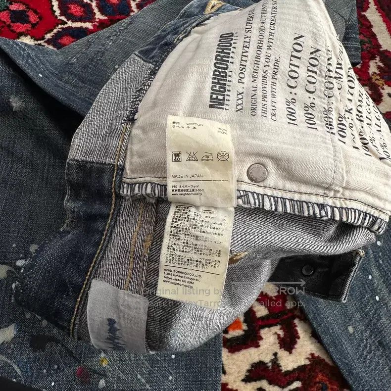 Neighborhood Neighborhood size M Ink Wash Denim Jeans Size US 27 - 8 Thumbnail