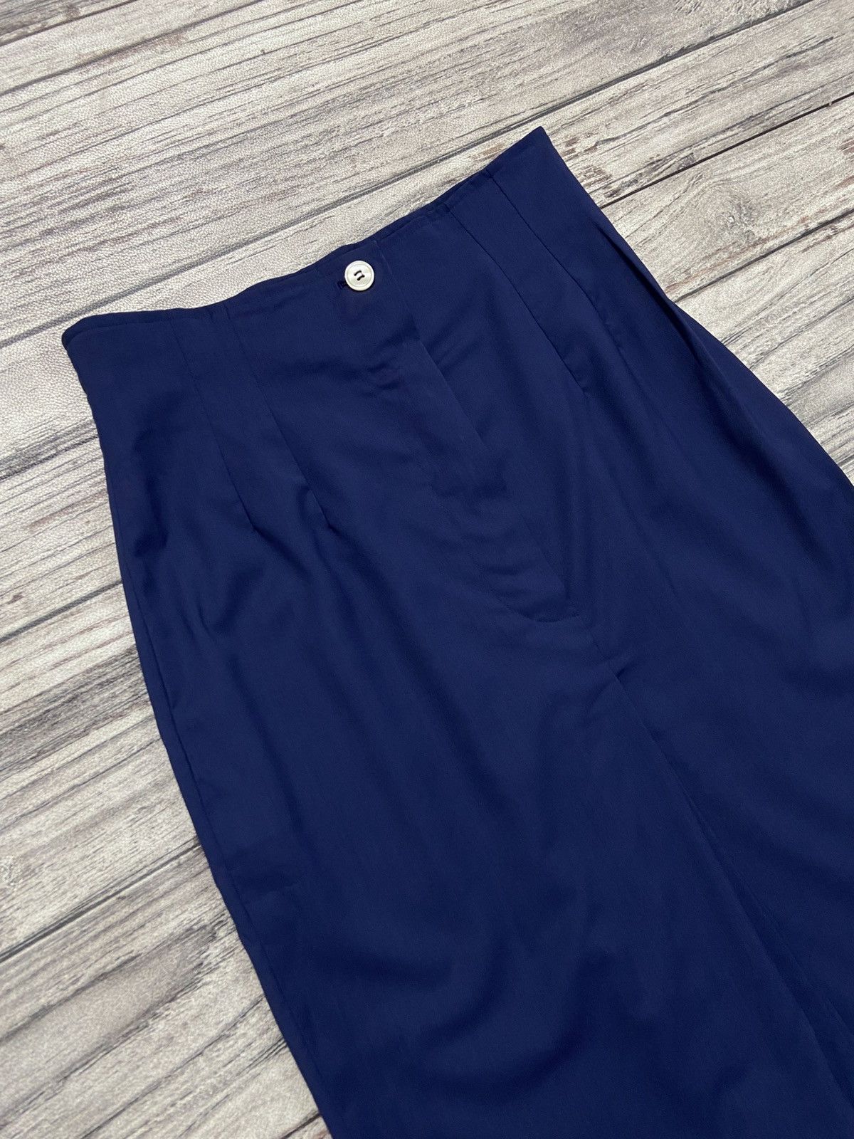 Christian Dior Monsieur × Gianfranco Ferre × John Galliano Vintage 80s Christian Dior Coordonnes Wool Mini Skirt Size 28" / US 6 / IT 42 - 6 Thumbnail