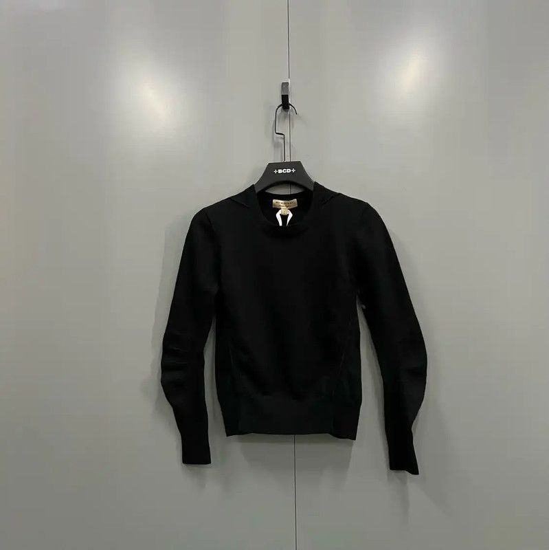 Burberry Burberry Women's Black Wool Long Sleeve Knit Top Size S / US 4 / IT 40 - 1 Thumbnail
