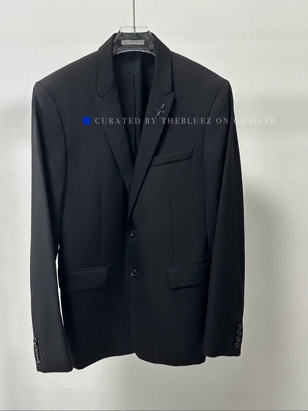 Dior Elegant Black Bee Embroidered Blazer Size US M / EU 48-50 / 2 - 1 Thumbnail