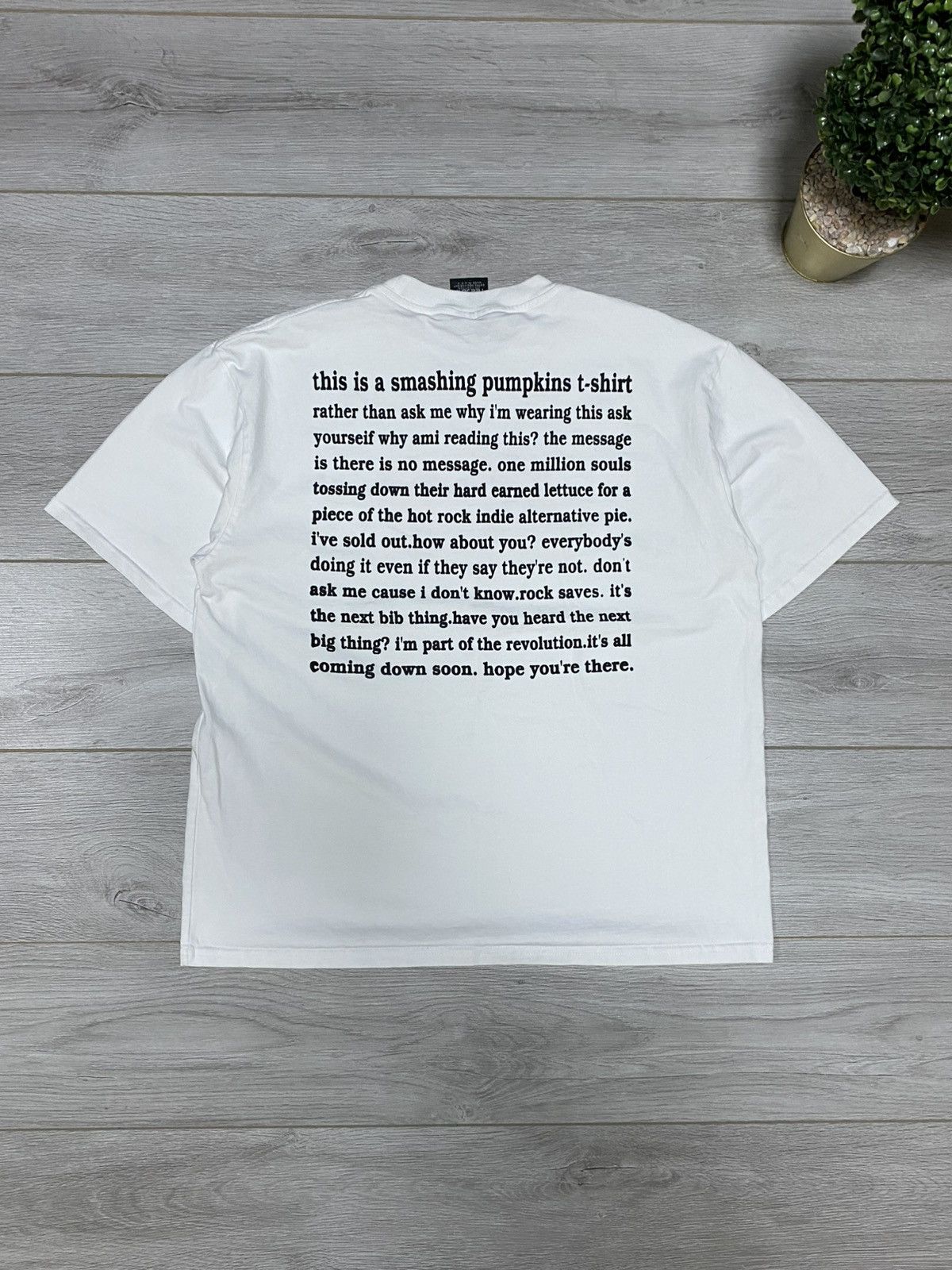 Giant Smashing Pumpkins Giant Heart tee shirt text rather Size US XL / EU 56 / 4 - 2 Thumbnail