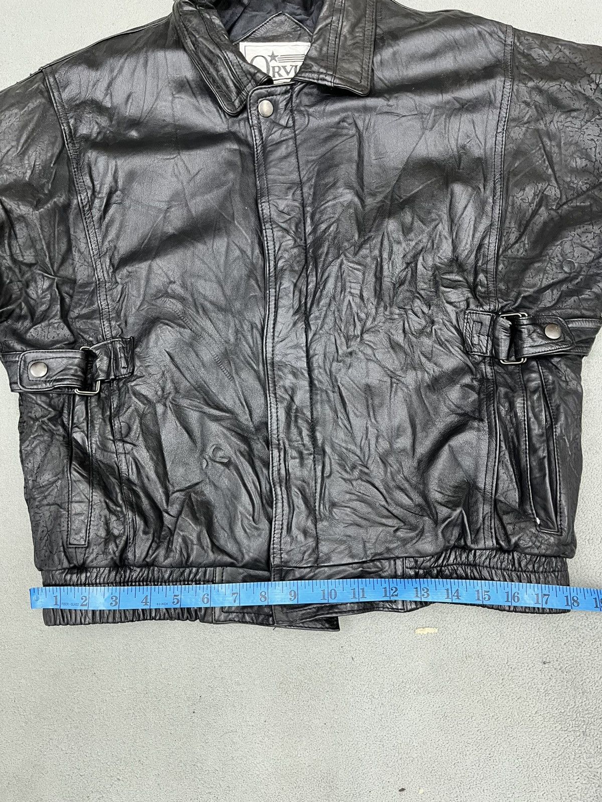 Genuine Leather × Orvis ORVIS LEATHER BOMBER JACKET Size US M / EU 48-50 / 2 - 14 Thumbnail