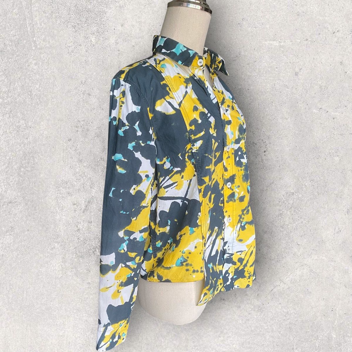 Marni Marni Abstract Print Cut And Sew Oversize Shirt Size XS / US 0-2 / IT 36-38 - 2 Thumbnail
