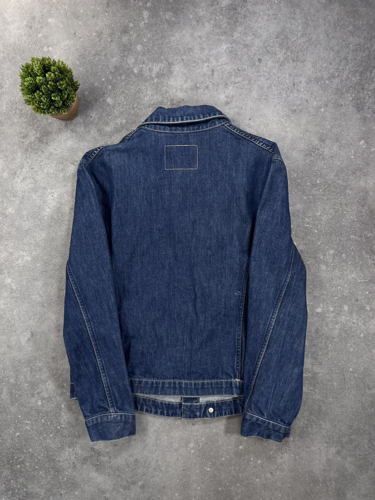 Levi's × Vintage Vintage 2001 Levi’s Denim Track Jacket Detroit Jeans Retro Size US M / EU 48-50 / 2 - 6 Thumbnail
