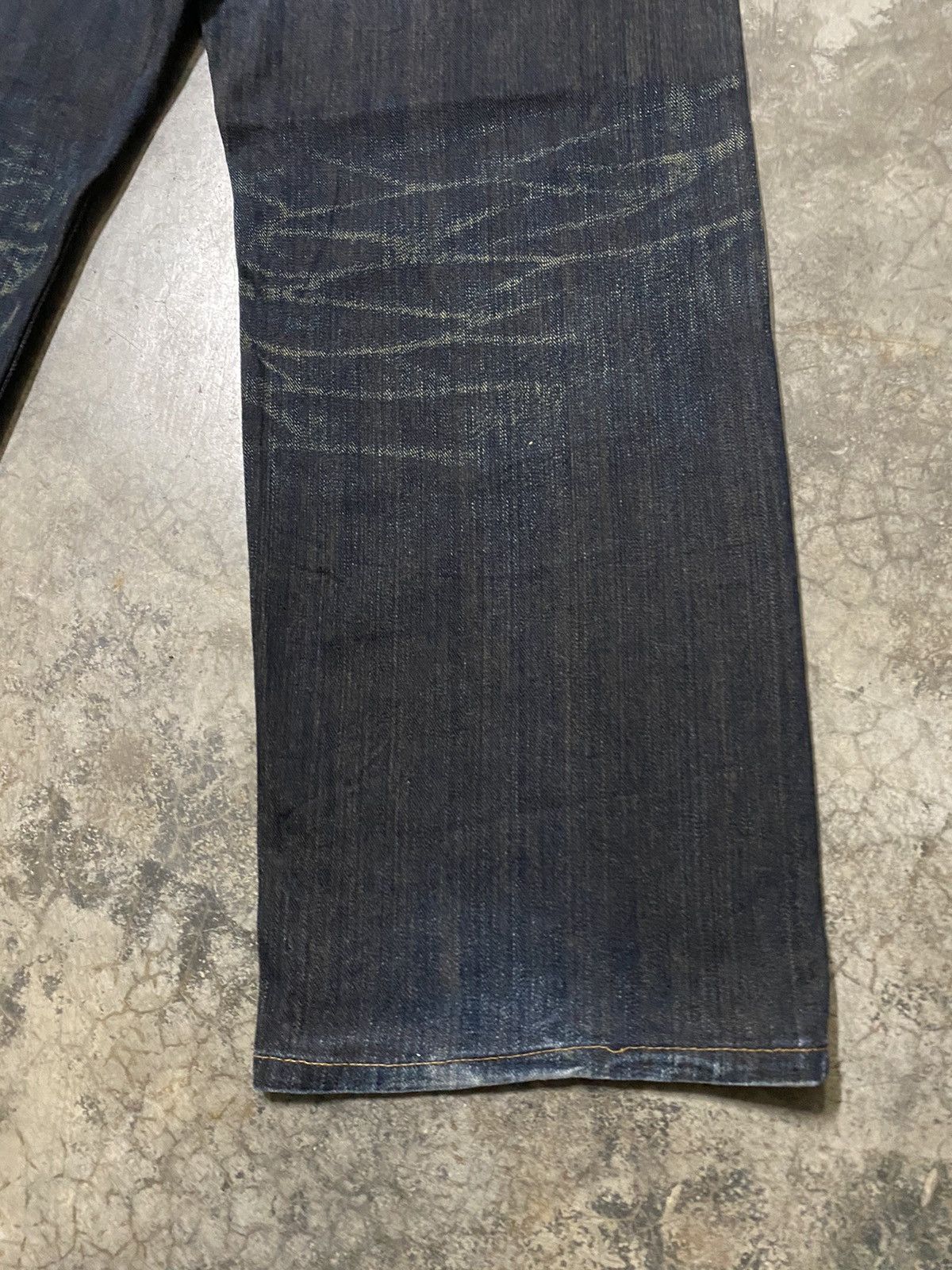 Lee Baggy Jeans Vintage Lee Cowboy Mud Rusty Denim @312 Size US 31 - 4 Thumbnail