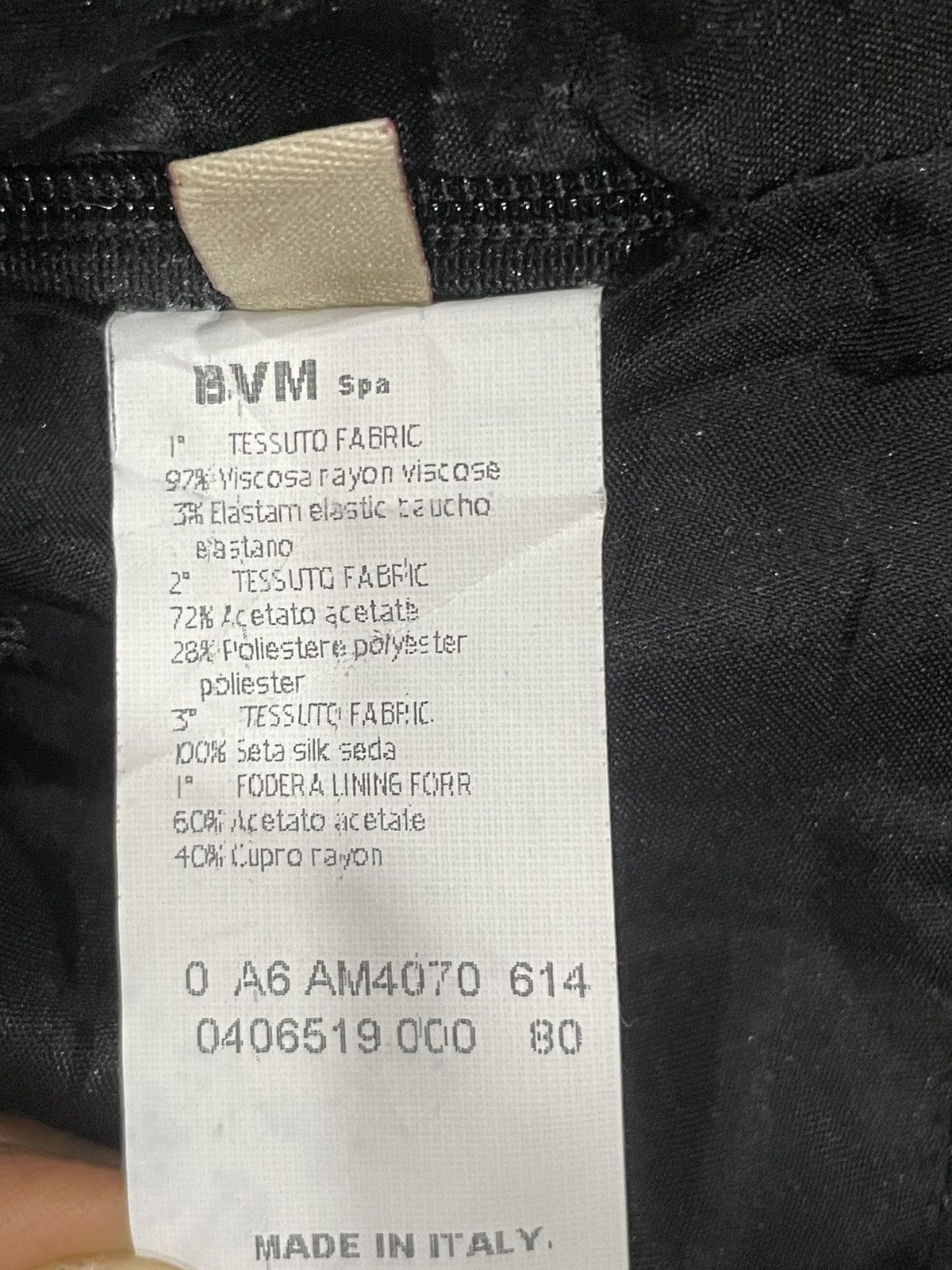 Antonio Marras Antonio Marras Black Skirt Size 31" - 6 Thumbnail