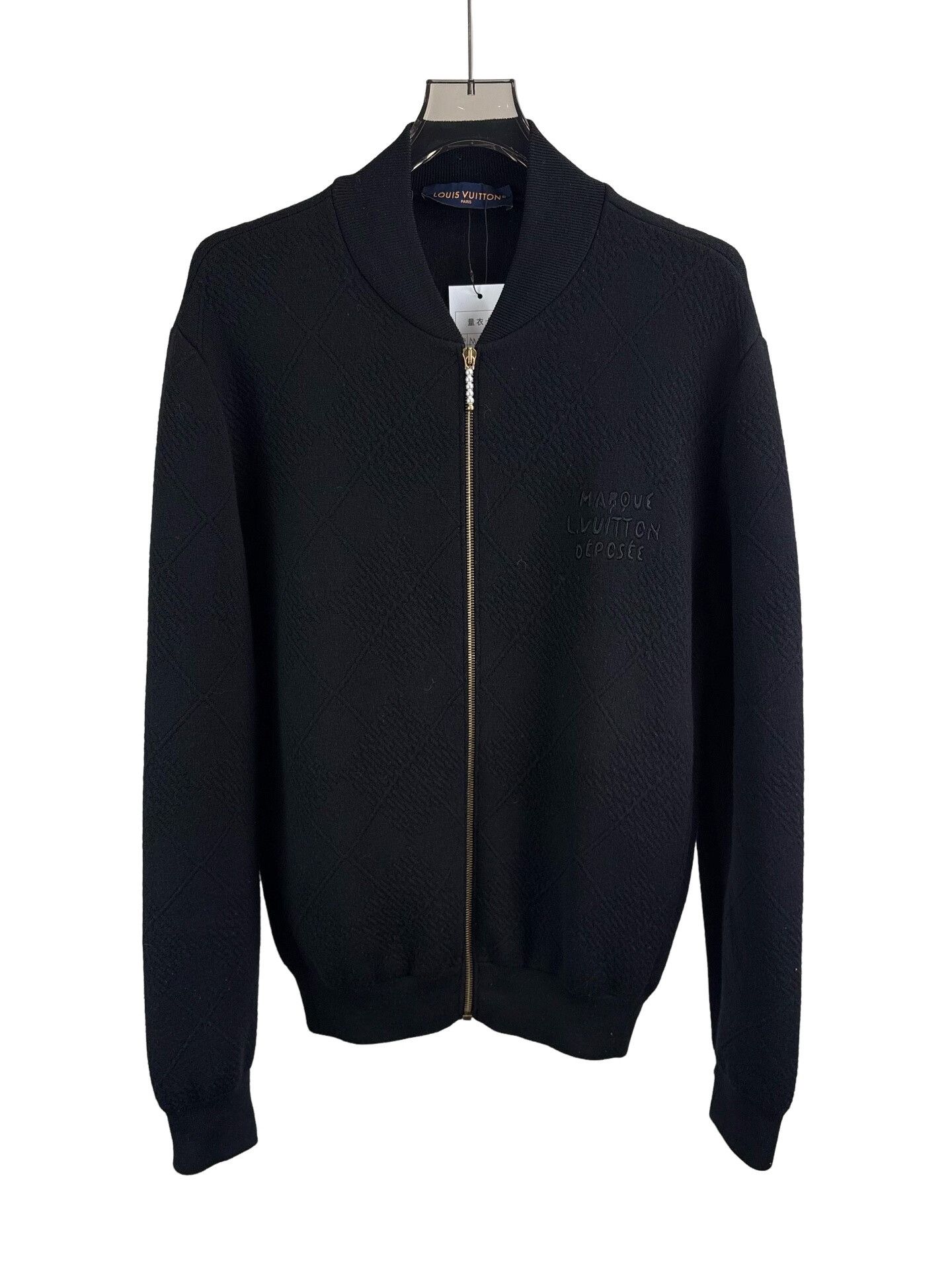 Louis Vuitton Louis Vuitton Pearl Zipper Knit Jacket Size M Size US M / EU 48-50 / 2 - 1 Thumbnail