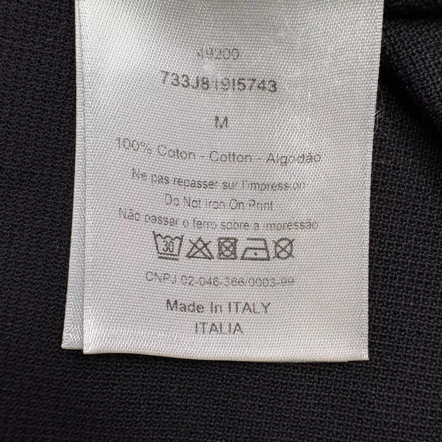 Dior Dior Slogan Polo Shirt M Unworn Italy 100% Cotton Size US M / EU 48-50 / 2 - 6 Thumbnail