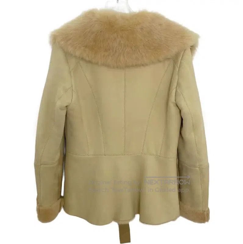 Max Mara MaxMara Winter Khaki Polyester Jacket . Size XS / US 0-2 / IT 36-38 - 2 Thumbnail