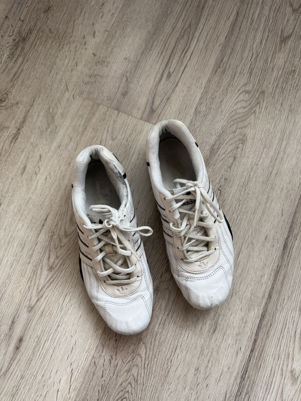 Adidas Y2K Adidas Team Adi Racer Women’s White Goodyear Rare 2000s Size US 6 / IT 36 - 4 Thumbnail