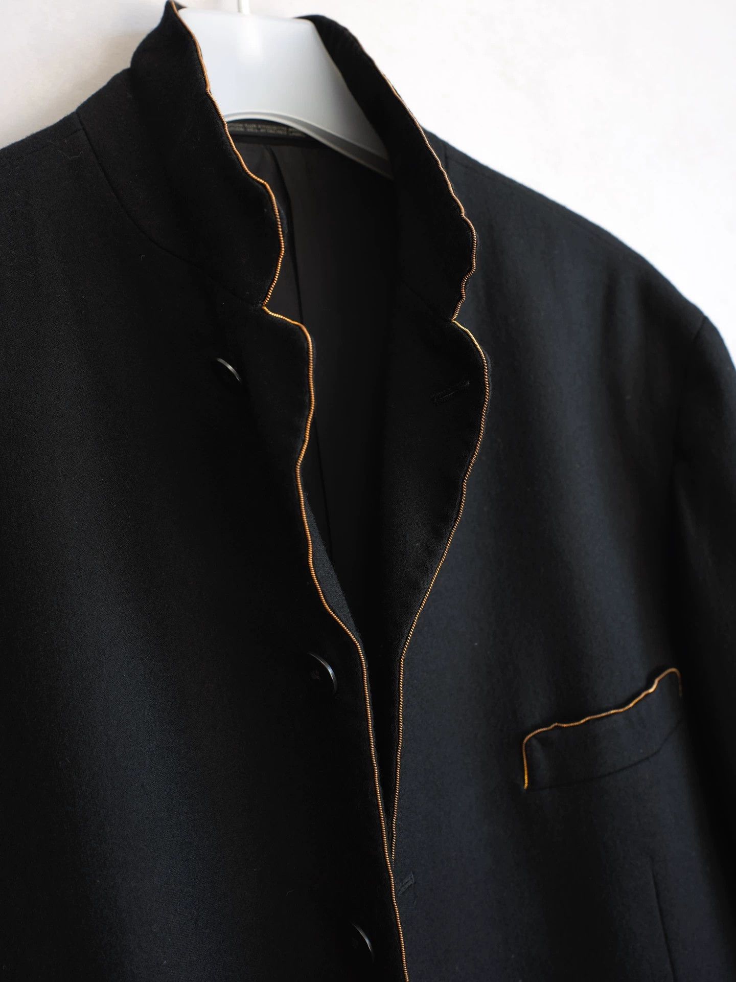 Yohji Yamamoto Yohji Yamamoto 00AW Handmade Gold Beaded Jacket Size US M / EU 48-50 / 2 - 5 Thumbnail