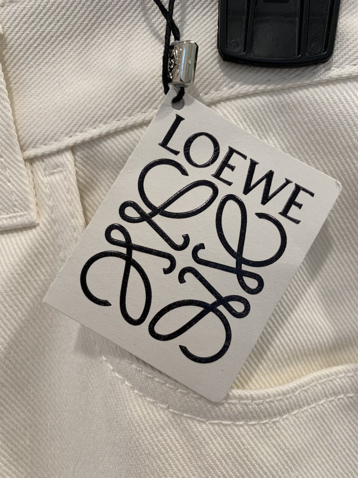 Loewe NWT Loewe Cropped Curved Jeans. Size 38FR Size 27" / US 4 / IT 40 - 4 Thumbnail