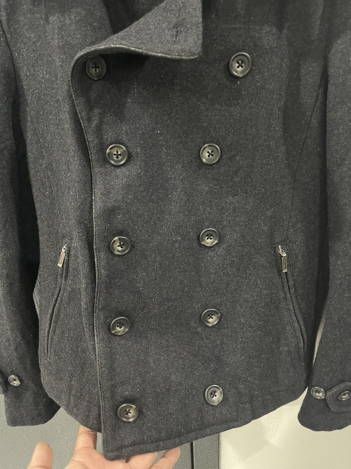 Tornado Mart Tornado Mart Wool Double Breasted Peacoat Size US S / EU 44-46 / 1 - 7 Thumbnail