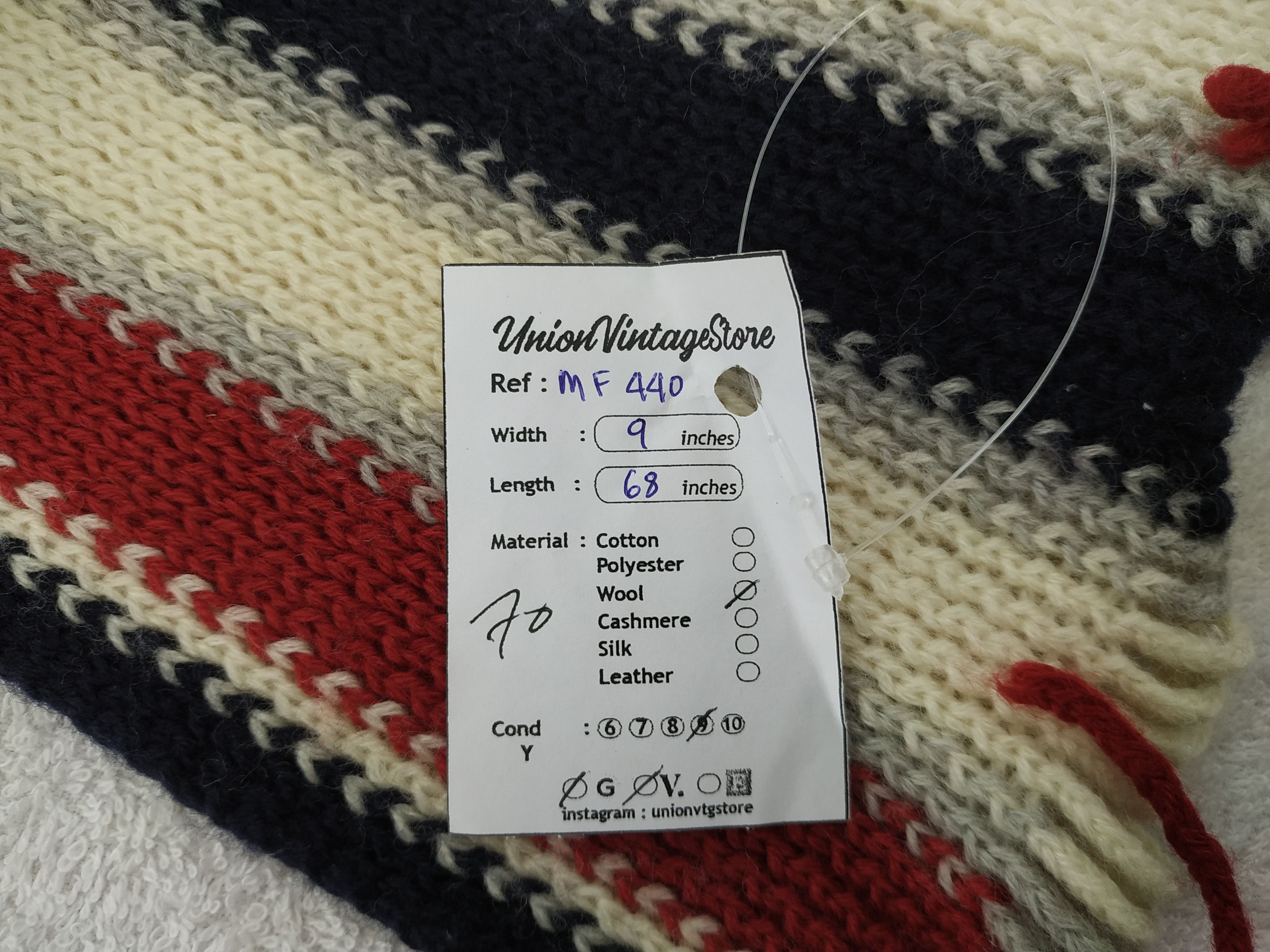 Chaps Ralph Lauren Vintage Chaps Ralph Lauren Scarf/Muffler/Neckwear MF440 Size ONE SIZE - 6 Thumbnail