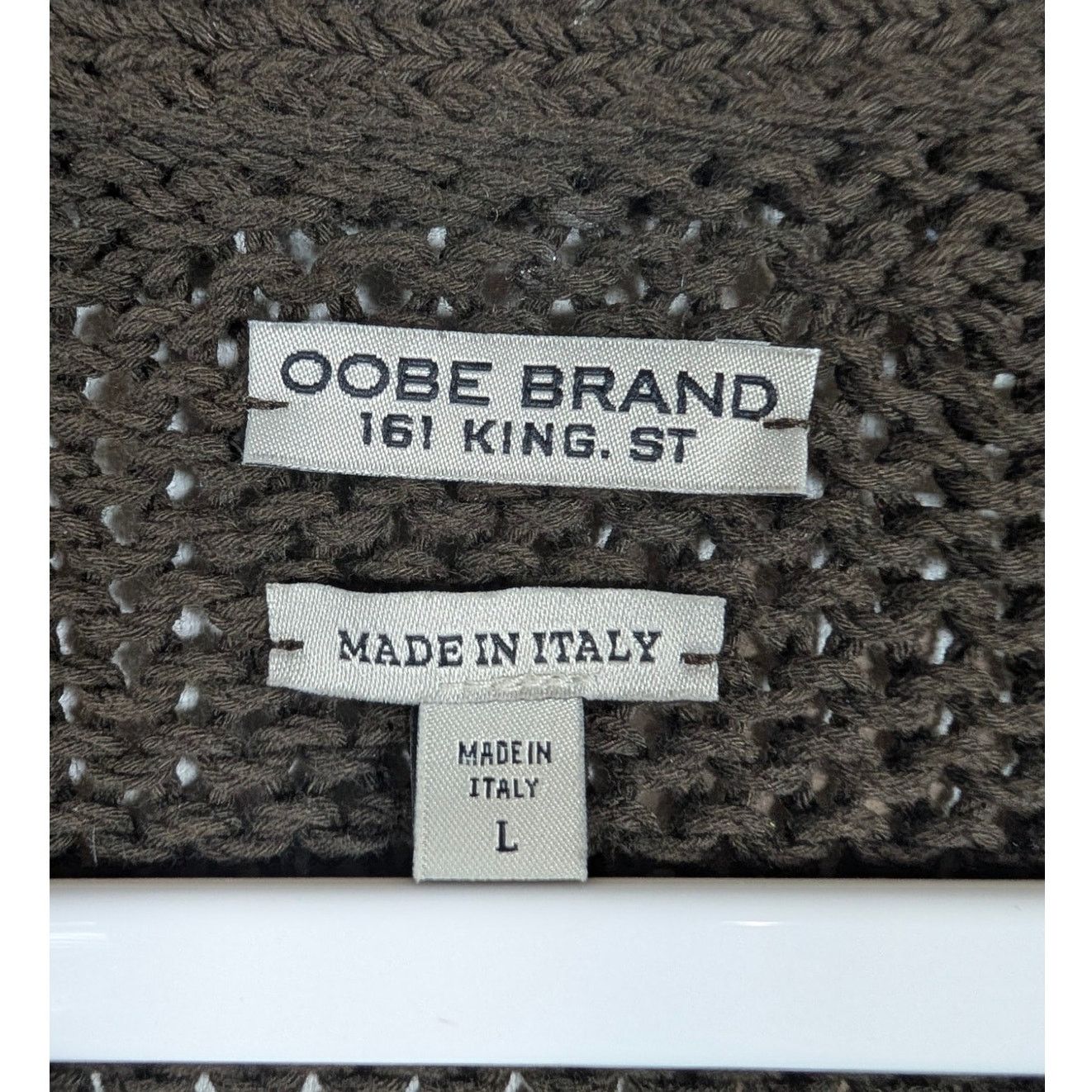 Unknown London Oobe Brand Sanford Cardigan Cotton Linen Blend Knit Men’s L Size US L / EU 52-54 / 3 - 3 Thumbnail