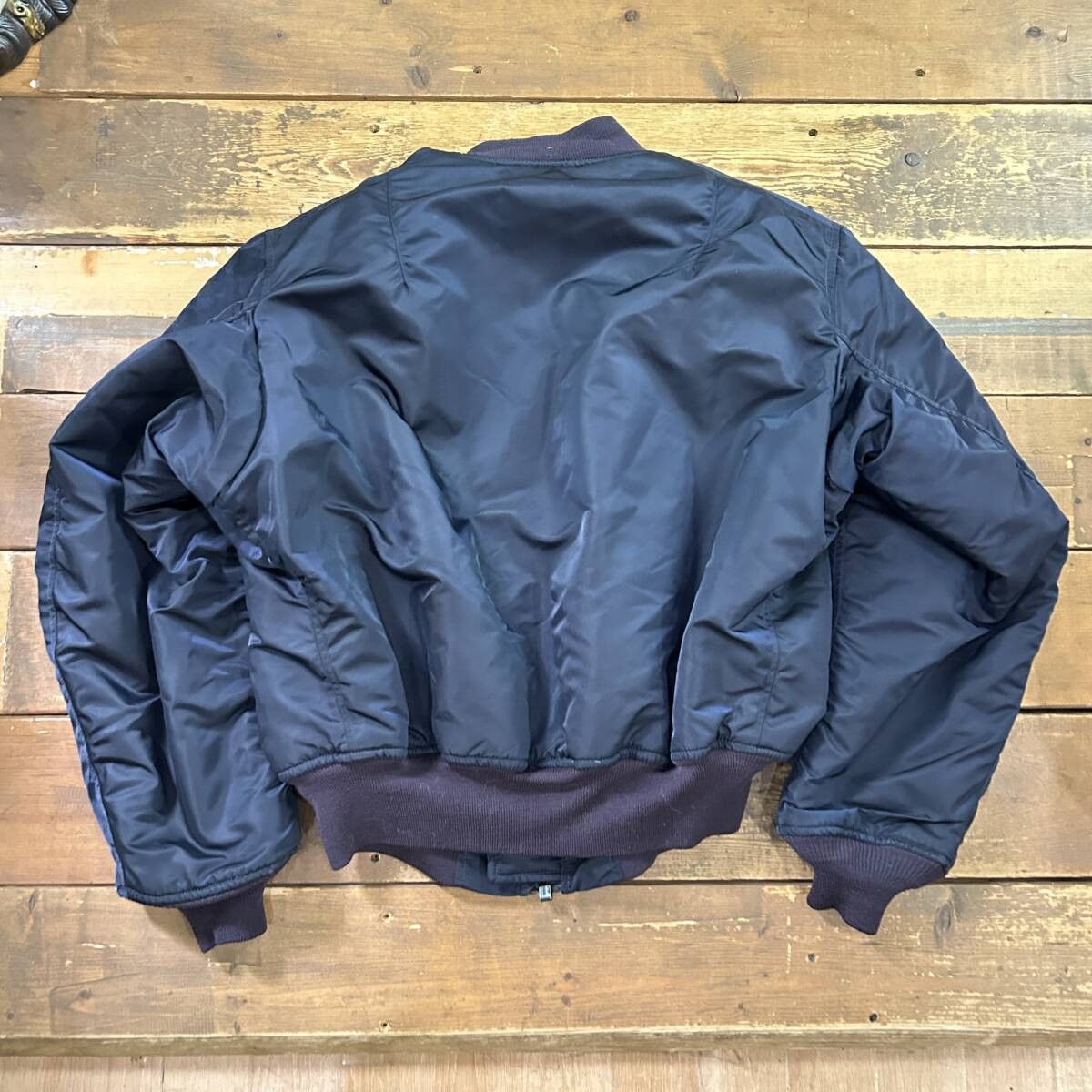 Vintage Vintage B-15C Bomber Jacket Navy SIZE 42 US AIR FORCE Size US L / EU 52-54 / 3 - 2 Thumbnail