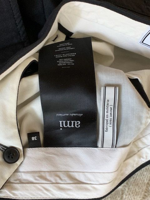 AMI AMI Black Trousers W32 Size US 32 / EU 48 - 3 Thumbnail
