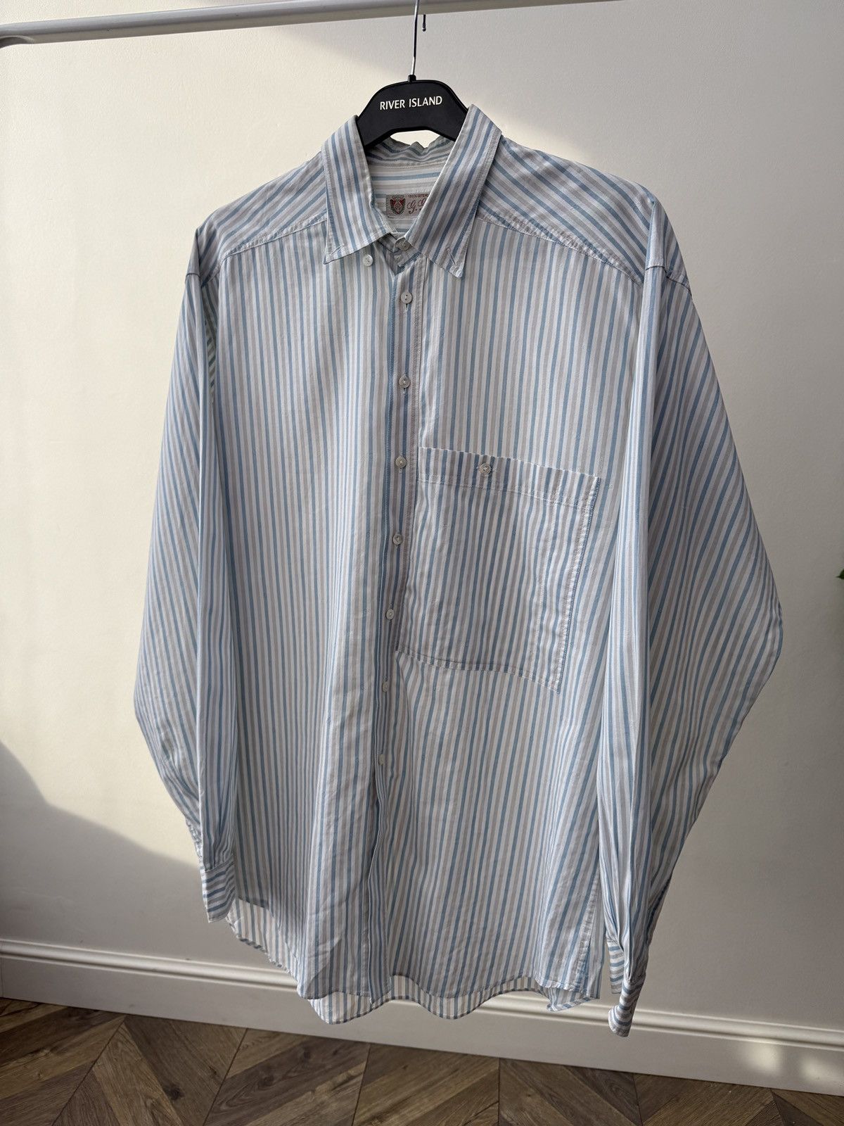 Gucci Vintage Gucci Retro Button Up Striped Rare Shirt Size US L / EU 52-54 / 3 - 3 Thumbnail