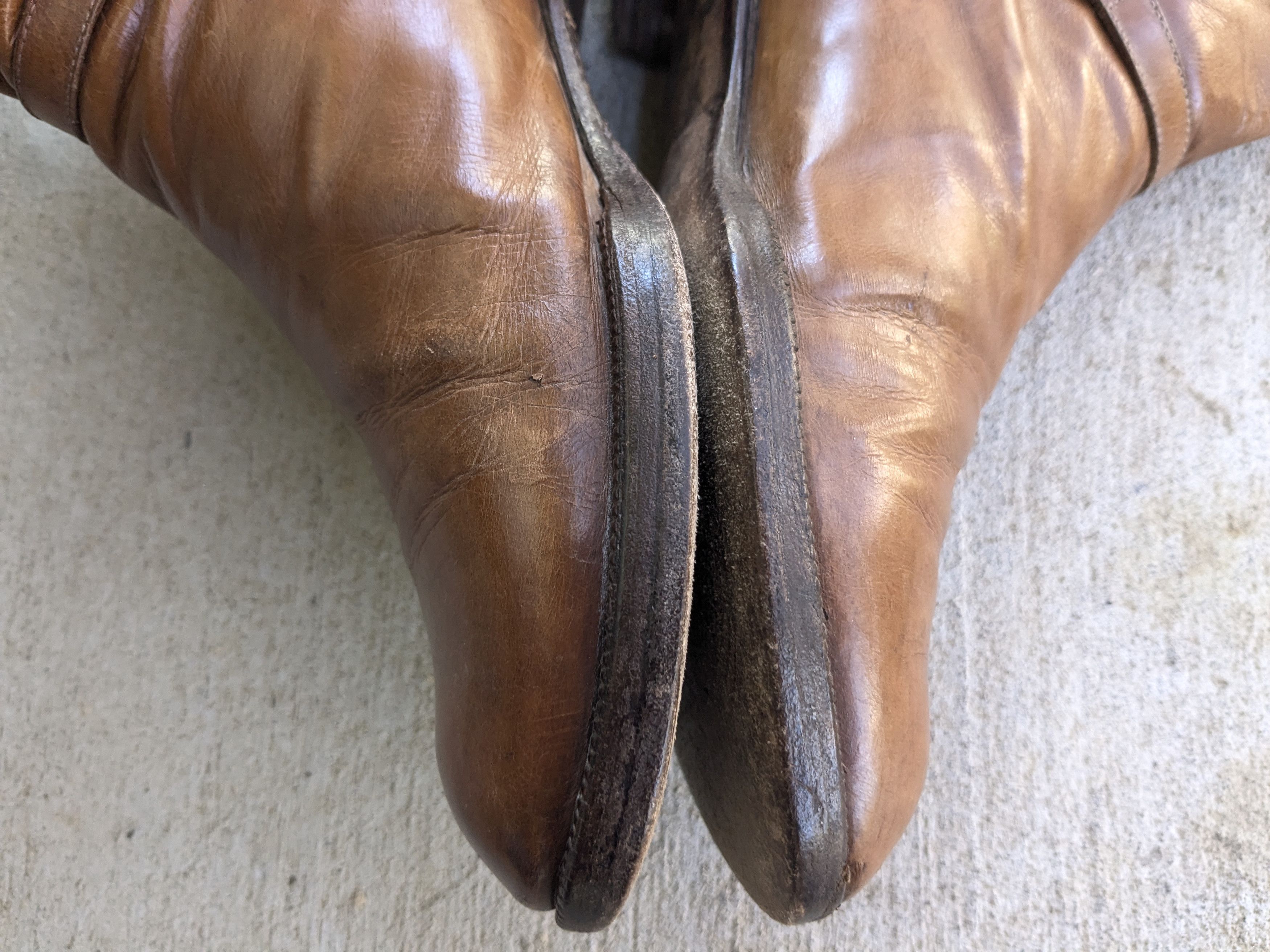 Gucci Gucci Jodhpur Boots Brown 8.5 Leather GG Chelsea Side Zip Size US 8.5 / EU 41-42 - 6 Thumbnail
