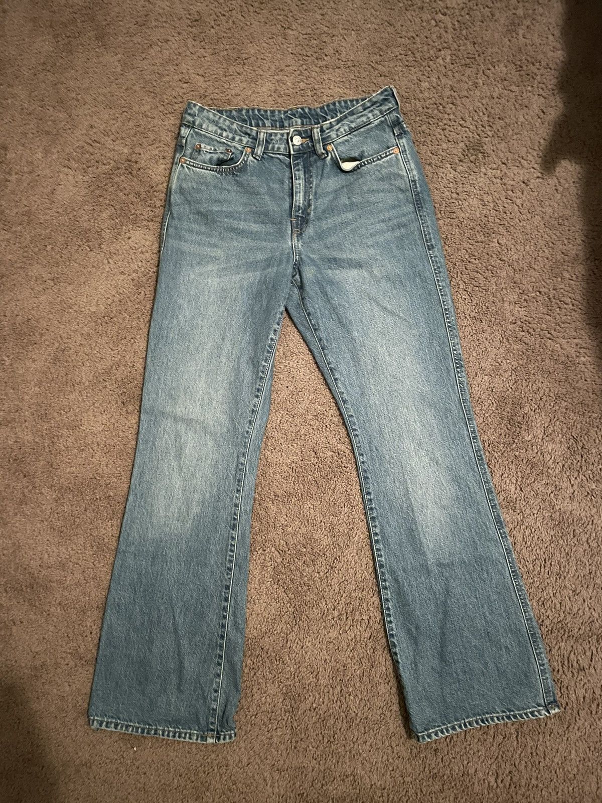 Levi's × Vintage Vintage Baggy Flared Blue Jeans Size US 29 - 1 Thumbnail