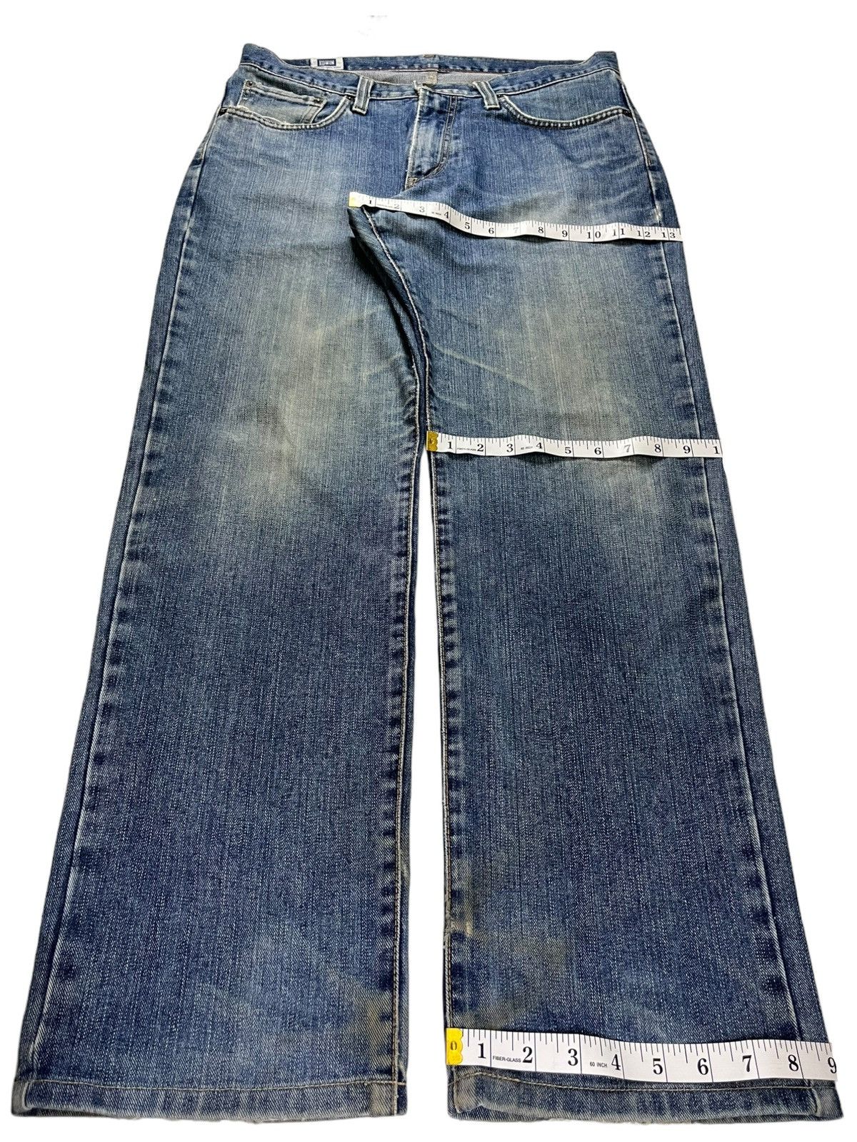 Edwin Vintage Japanese Edwin Blue Wash Western Style Baggy Jeans Size US 36 / EU 52 - 14 Thumbnail