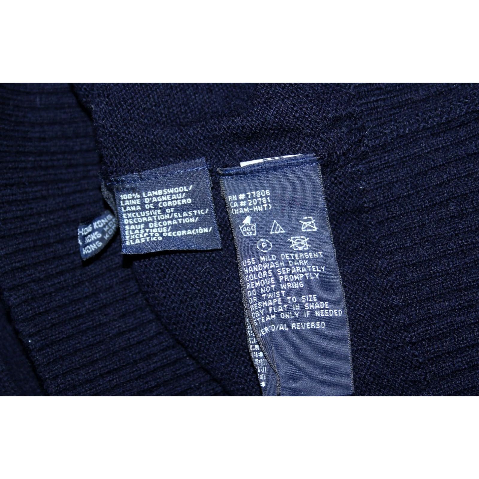 Tommy Hilfiger Tommy Hilfiger mens jumper sweater pulover Size L Soft Lambswool Black Size US L / EU 52-54 / 3 - 5 Thumbnail