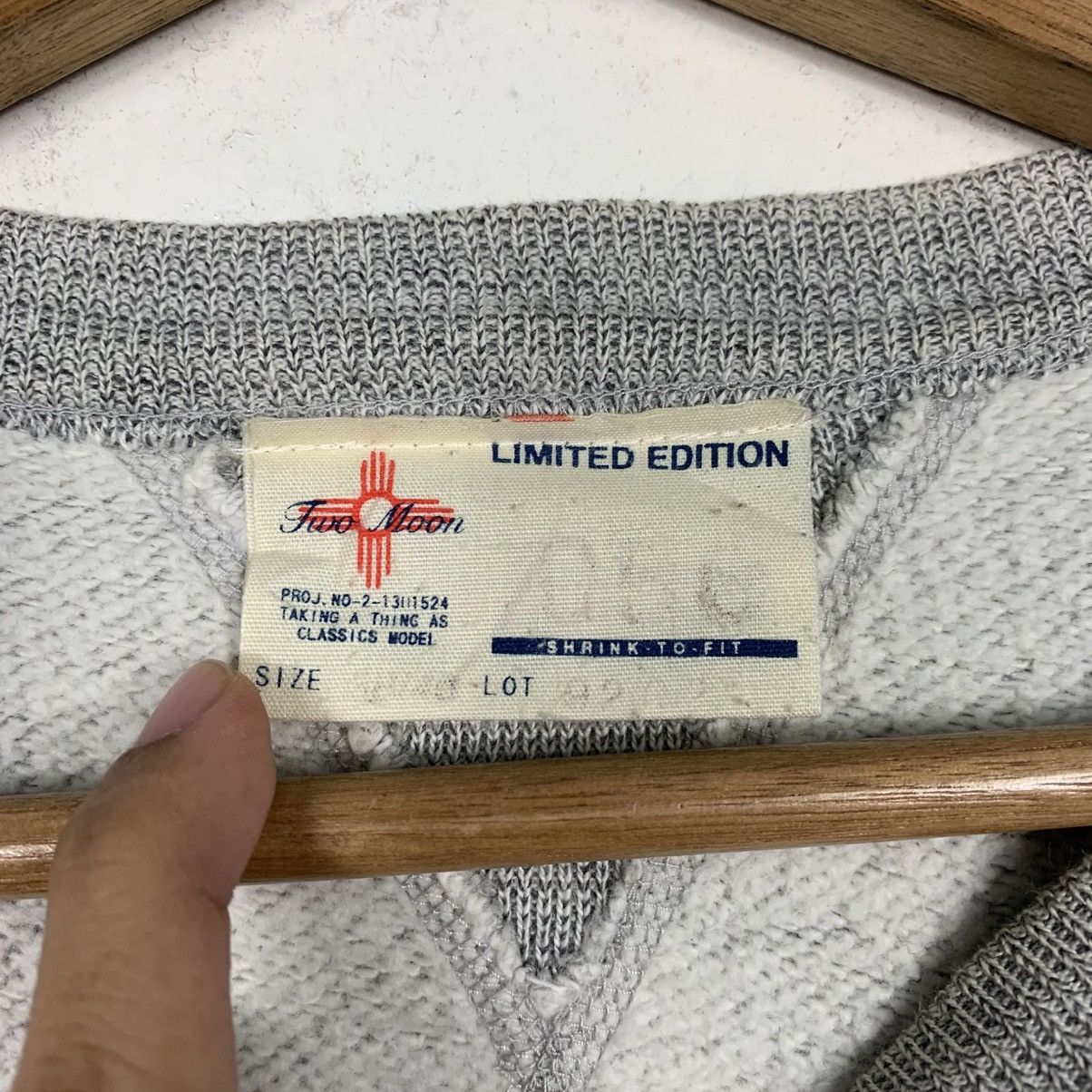 Japanese Brand Two Moon Japan Plain Sweatshirt Size US M / EU 48-50 / 2 - 10 Thumbnail