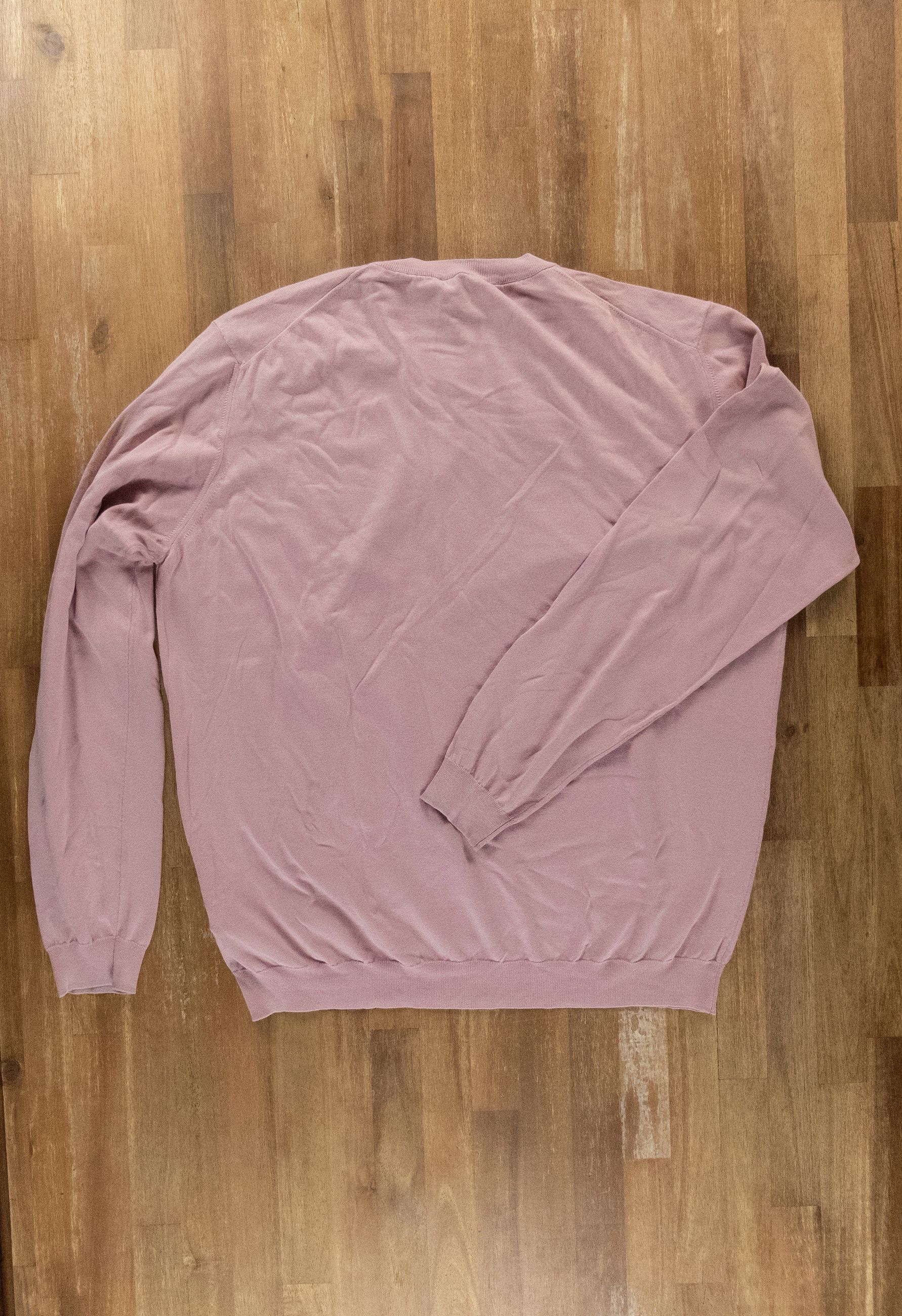 Fay FAY Italy pink knit cotton crewneck sweater XXL q Size US XXL / EU 58 / 5 - 7 Thumbnail
