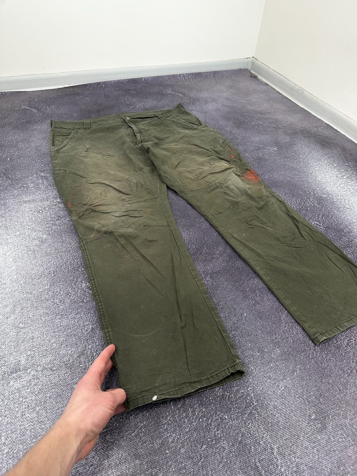 Dickies Vintage Dickies Cargo Carpenter Baggy Faded USA Work Pants Size US 38 / EU 54 - 10 Thumbnail