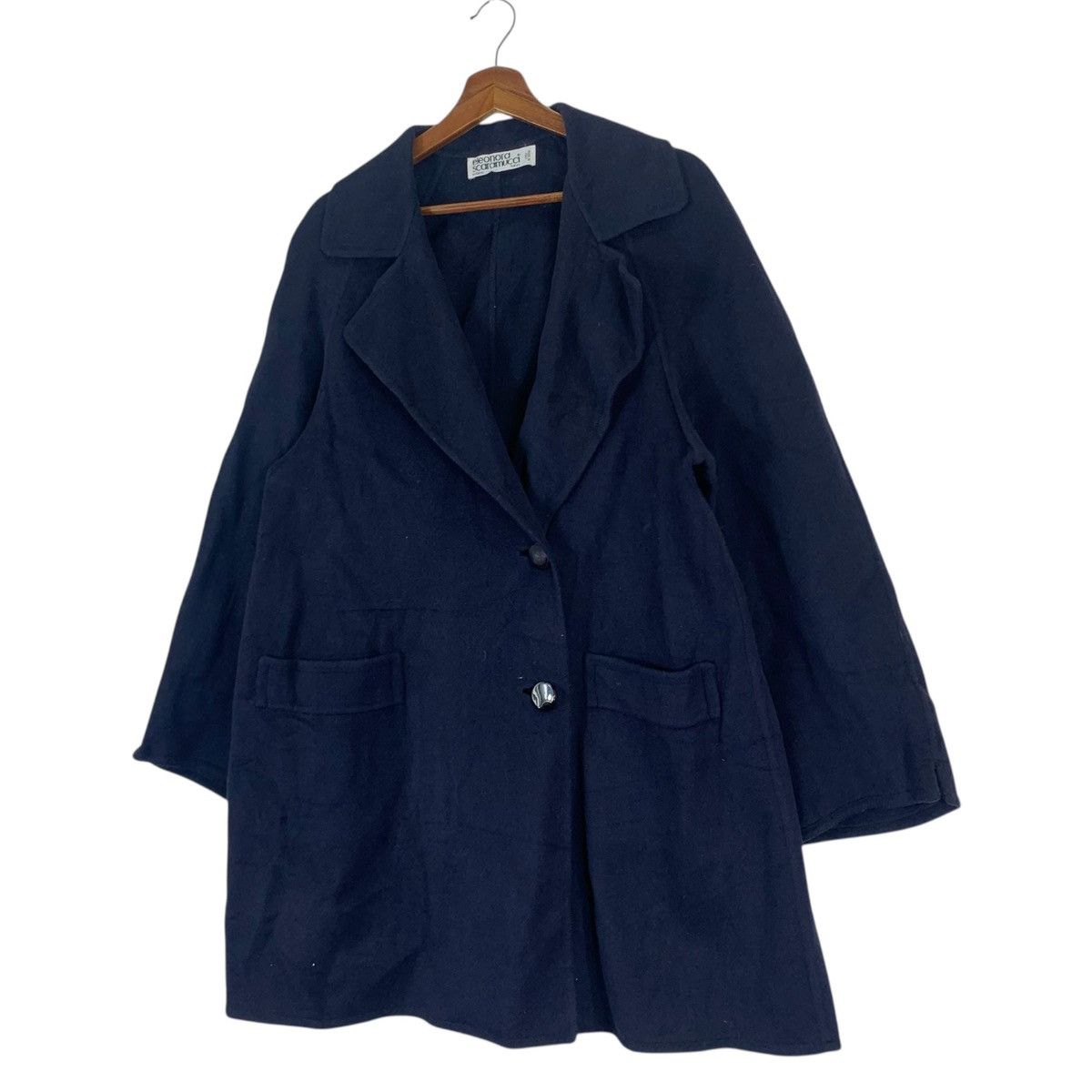 Vintage Vintage Eleonora Scaramucci Heavy Wool Coat Size US XS / EU 42 / 0 - 3 Thumbnail