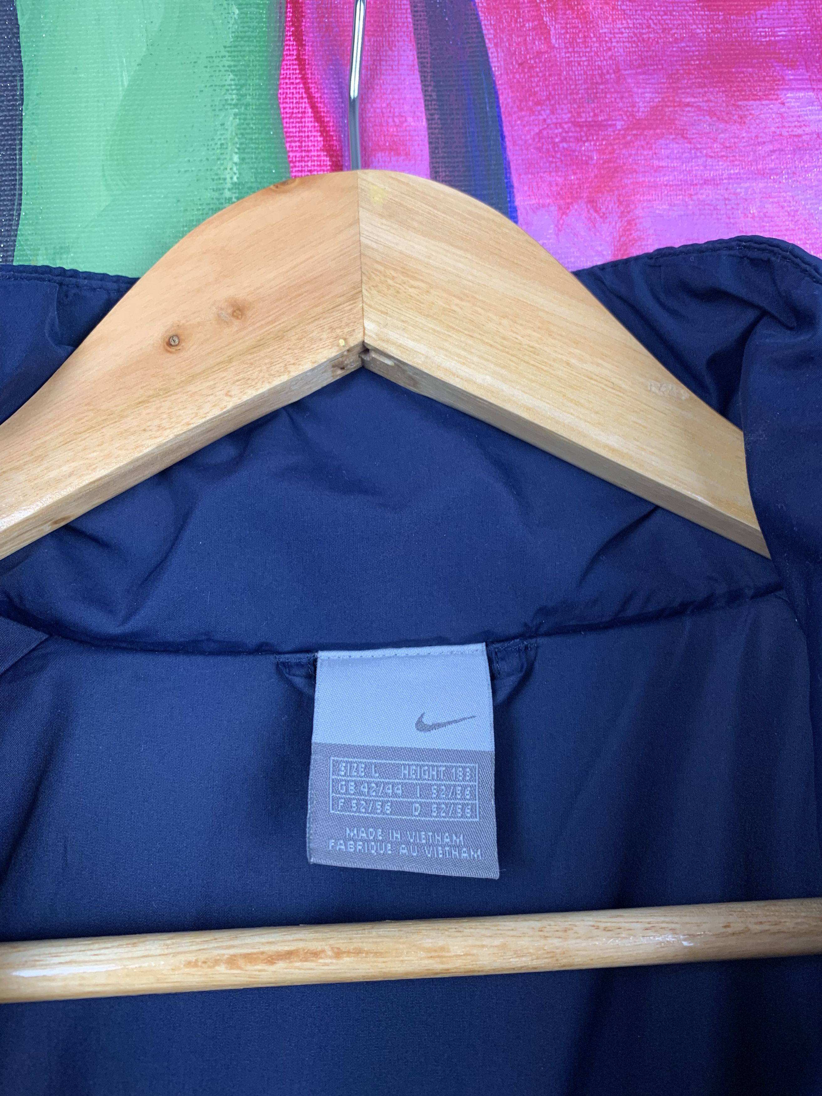 Nike Nike T90 Vintage 00s Blue Drill Light Jacket Total 90 Size US L / EU 52-54 / 3 - 4 Thumbnail