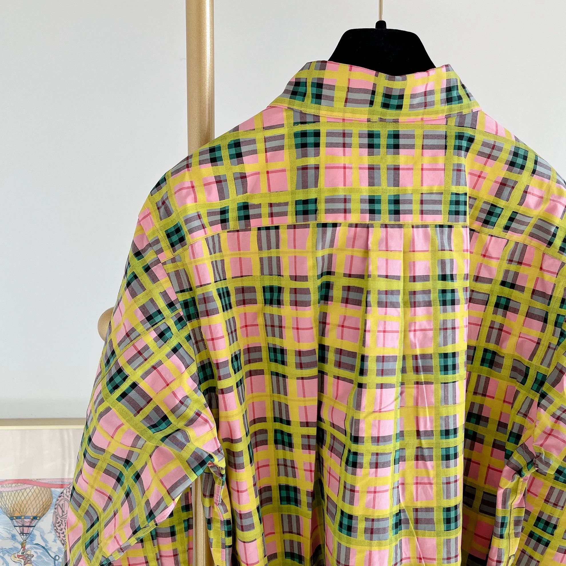 Burberry Burberry color block check collared shirt dress 10 Size M / US 6-8 / IT 42-44 - 5 Thumbnail