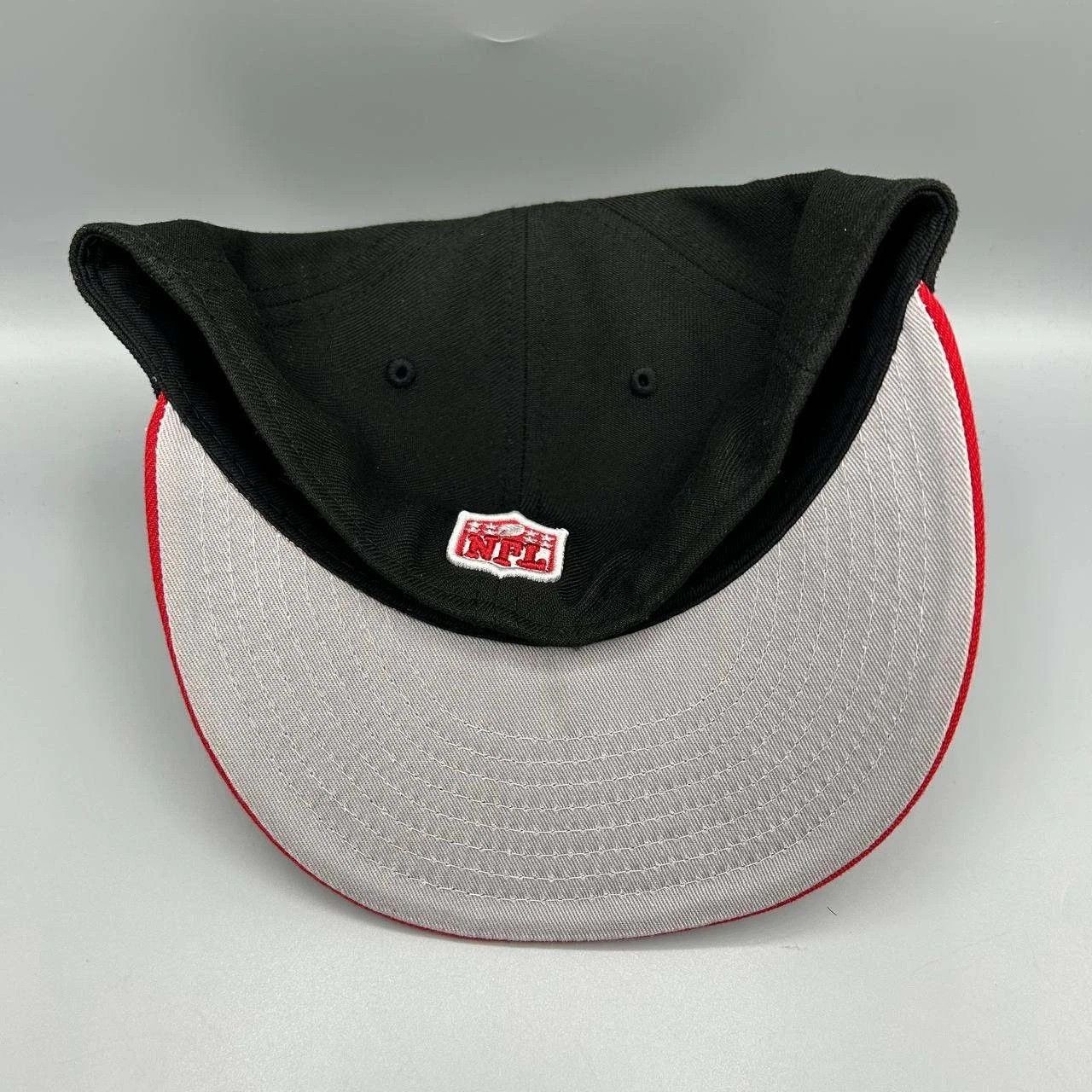New Era San Francisco 49ers Hat Men 7 1/4 Black Red NFL Fitted Cap Size ONE SIZE - 9 Thumbnail