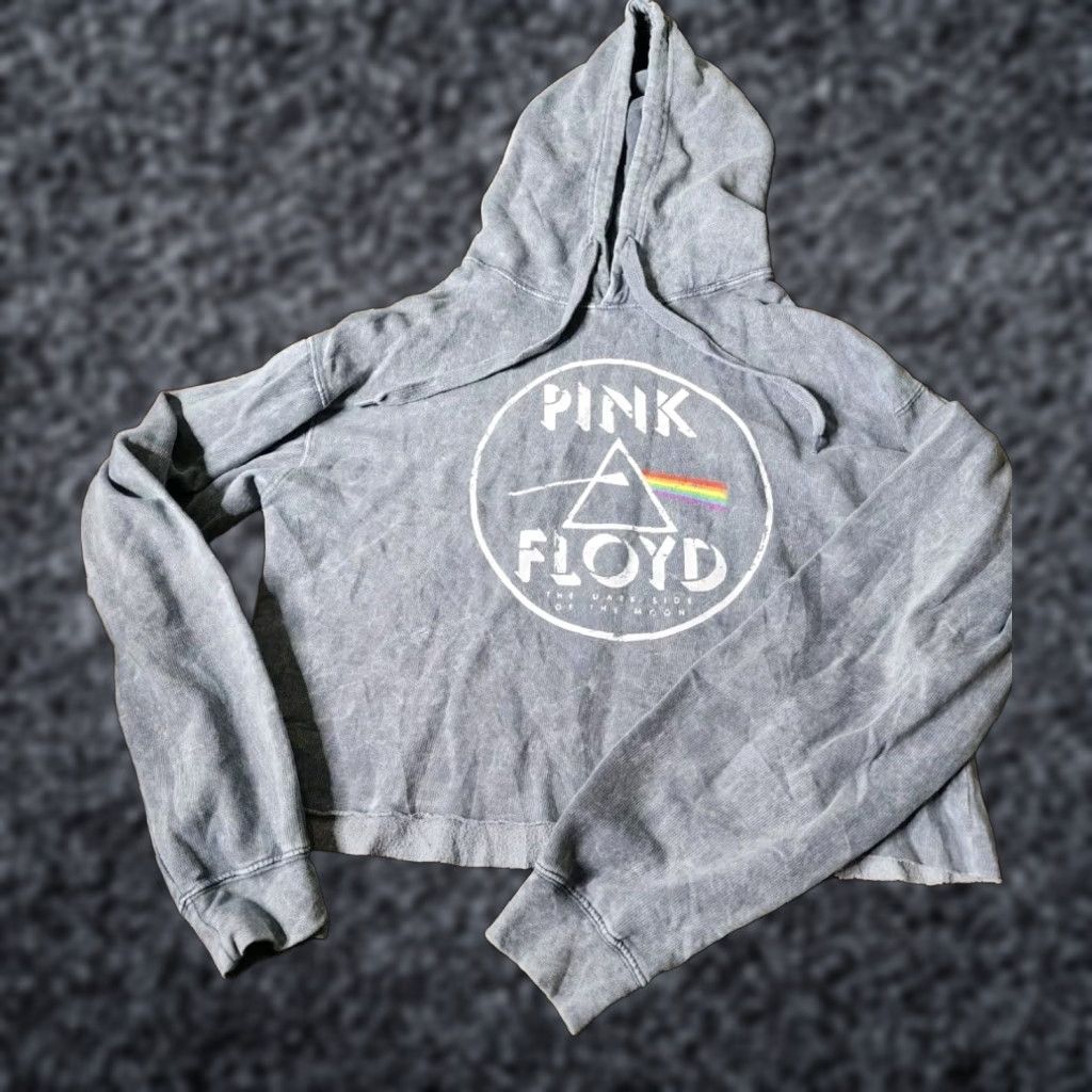Vintage Pink Floyd Hoodie Womens Dark Side Of The Moon Pullover Sweatshirt Blue M Size M / US 6-8 / IT 42-44 - 1 Thumbnail
