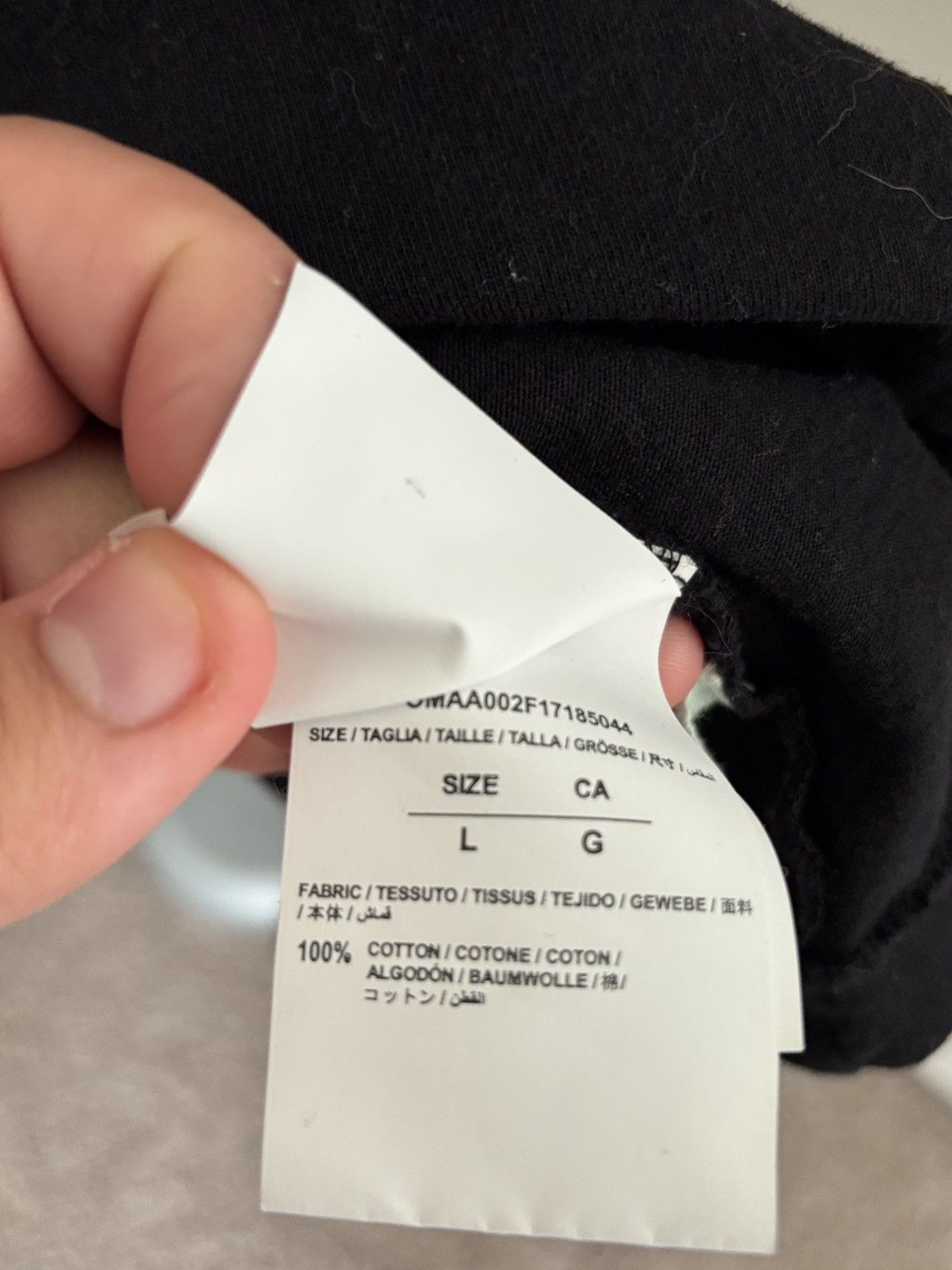 Off-White Off White Orange Block Logo Black Tee T Shirt Size US L / EU 52-54 / 3 - 3 Thumbnail